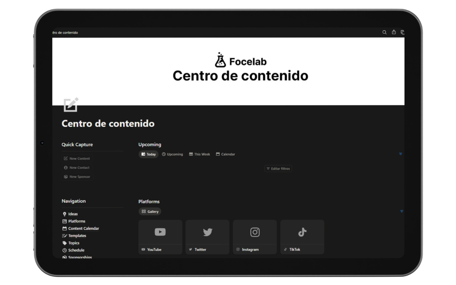 Centro de contenido